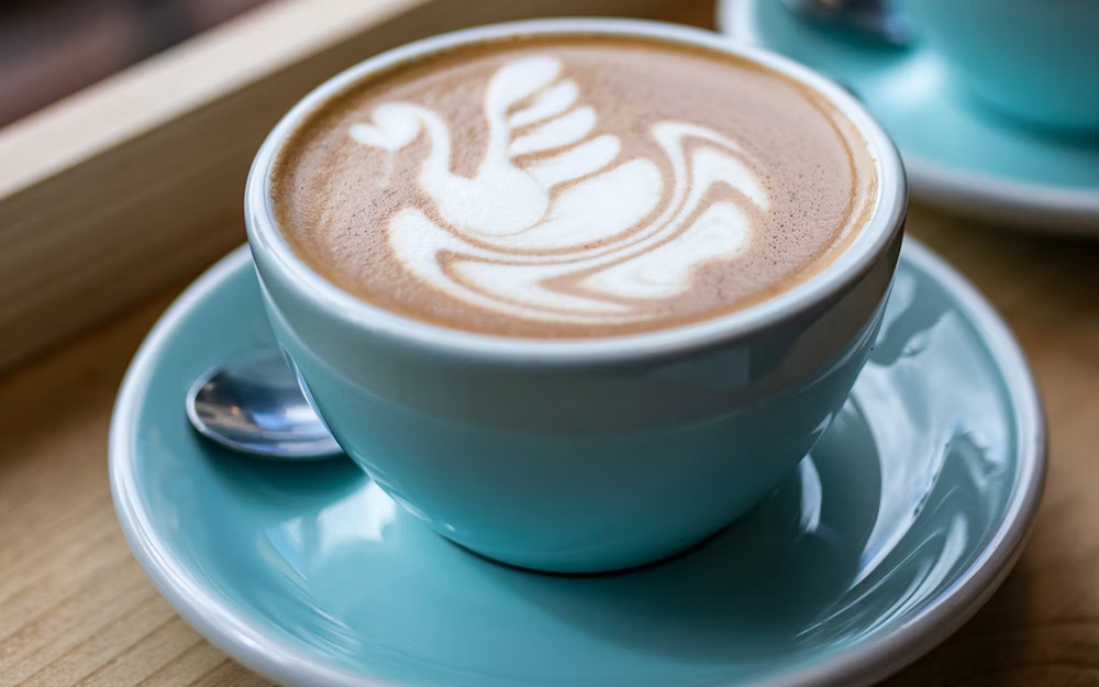 cappuccino avec latte art